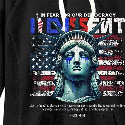 Scotus I Dissent In Fear For Our Democracy Justice Sotomayor Women's Fleece Hoodie