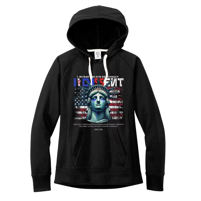 Scotus I Dissent In Fear For Our Democracy Justice Sotomayor Women's Fleece Hoodie