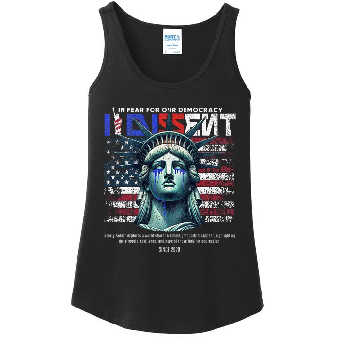 Scotus I Dissent In Fear For Our Democracy Justice Sotomayor Ladies Essential Tank