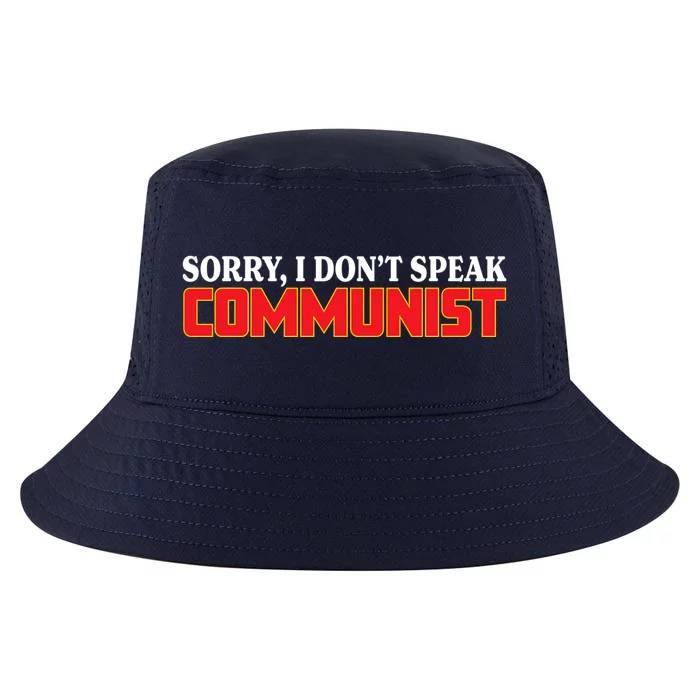 Sorry I DonT Speak Communist Trump 2024 Gift Cool Comfort Performance Bucket Hat