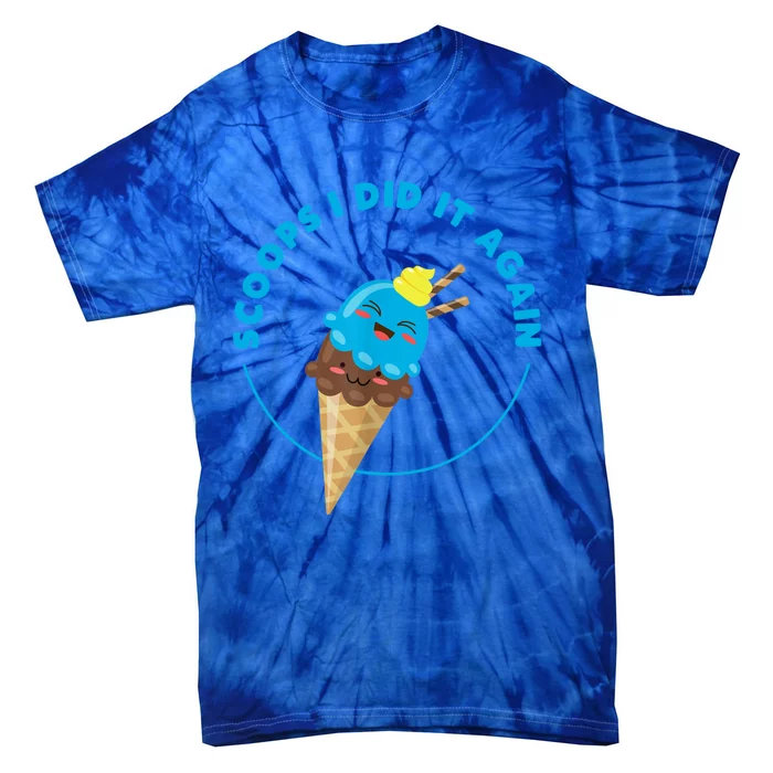 Scoops I Did It Again Funny Popsicle Tie-Dye T-Shirt