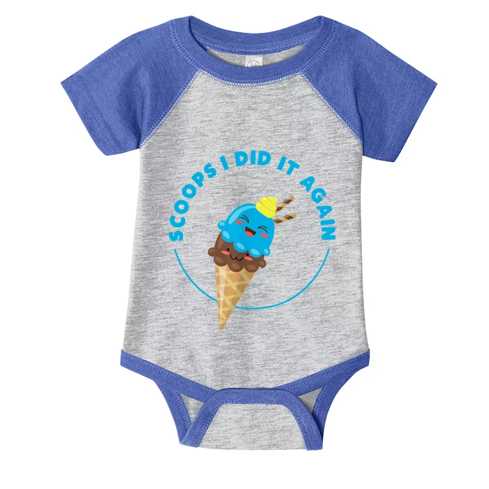 Scoops I Did It Again Funny Popsicle Infant Baby Jersey Bodysuit