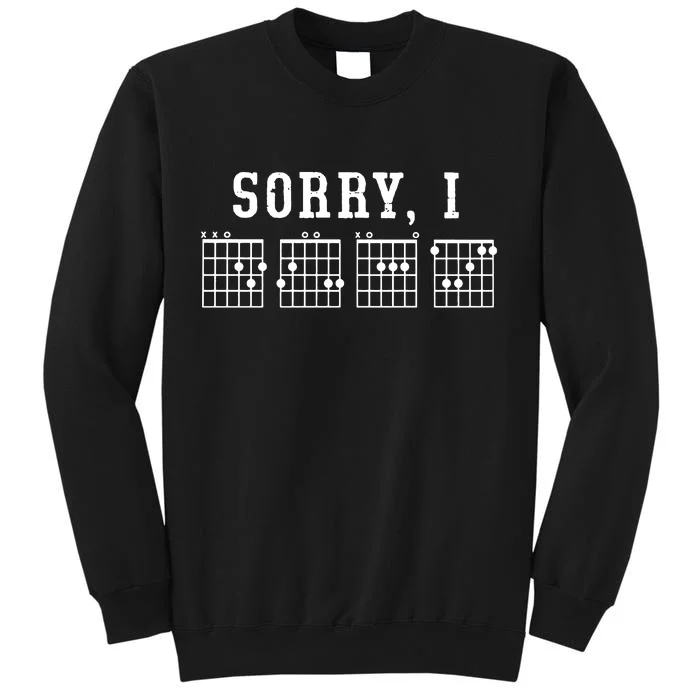 Sorry I DGAF Funny Hidden Message Guitar Chords Toddler Hoodie