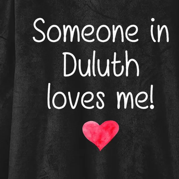 Someone In Duluth Ga Georgia Loves Me City Home Roots Hooded Wearable Blanket