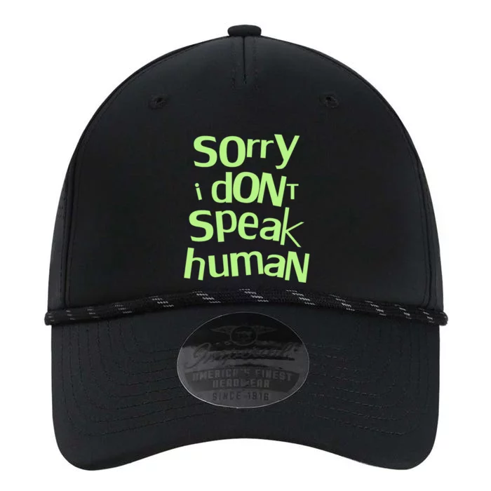 Sorry I DonT Speak Human Performance The Dyno Cap