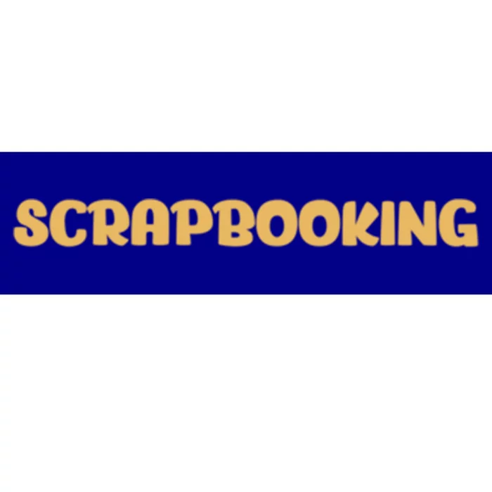 Scrapbooking I Do Crafts Scrapbook Scissor Gift Bumper Sticker