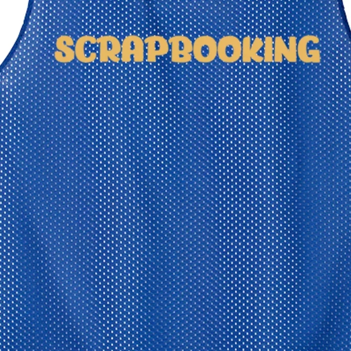 Scrapbooking I Do Crafts Scrapbook Scissor Gift Mesh Reversible Basketball Jersey Tank