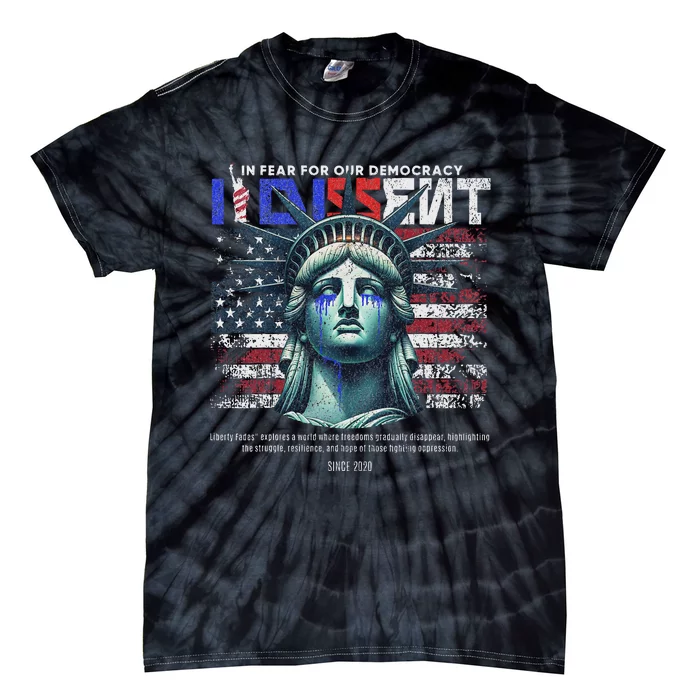 Scotus I Dissent Fear For Our Democracy Sotomayor Tie-Dye T-Shirt