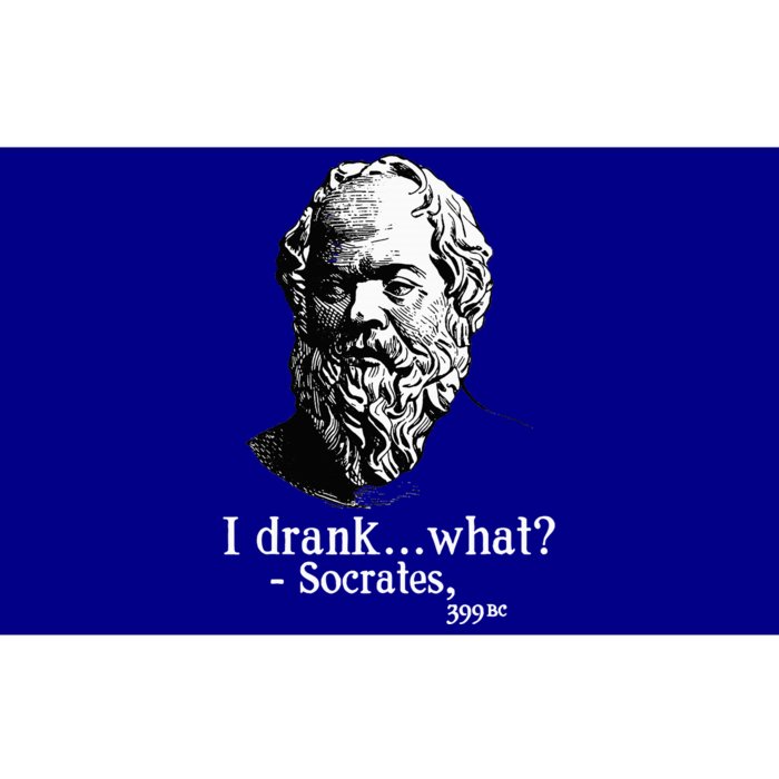 Socrates I Drank What Bumper Sticker