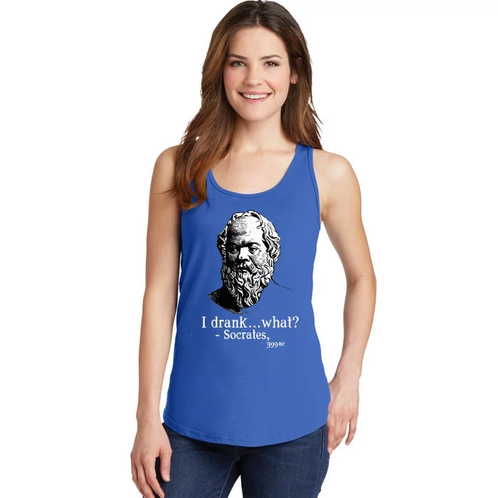 Socrates I Drank What Ladies Essential Tank