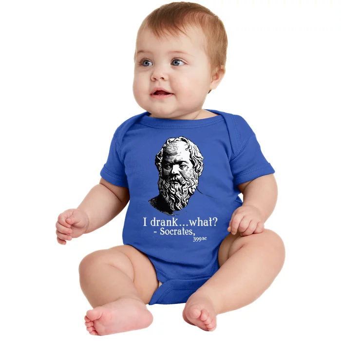 Socrates I Drank What Baby Bodysuit