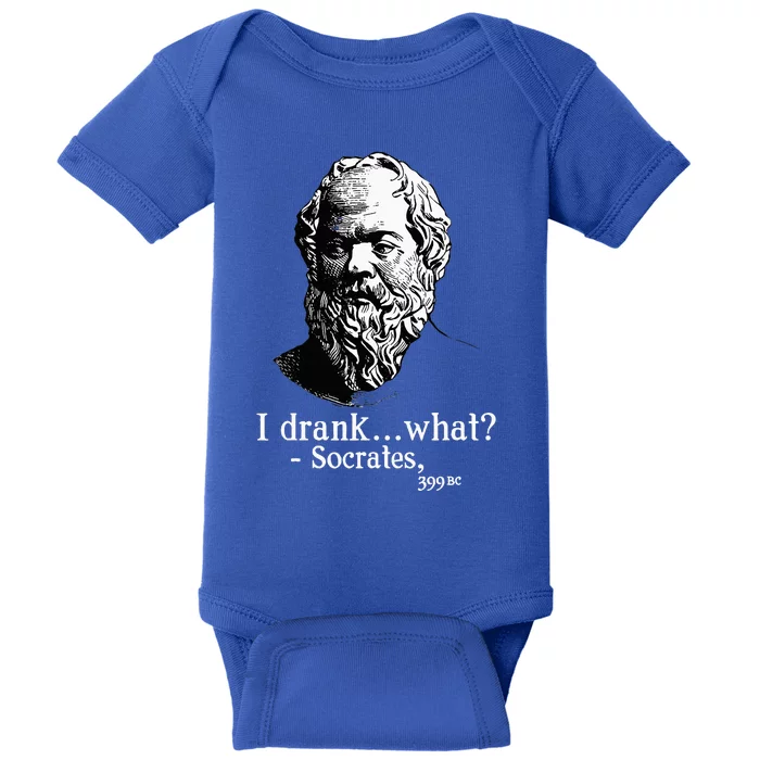 Socrates I Drank What Baby Bodysuit