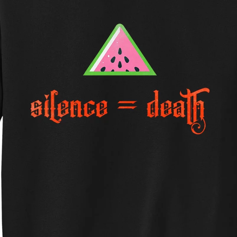 Silence Is Death Silence = Death Tall Sweatshirt