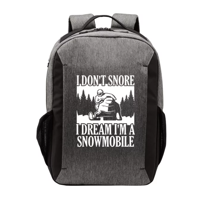 Snowmobiling I DonT Snore Vector Backpack