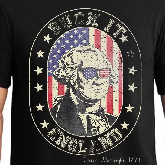 Suck It England George Washington 1776 Usa Funny Pajama Set