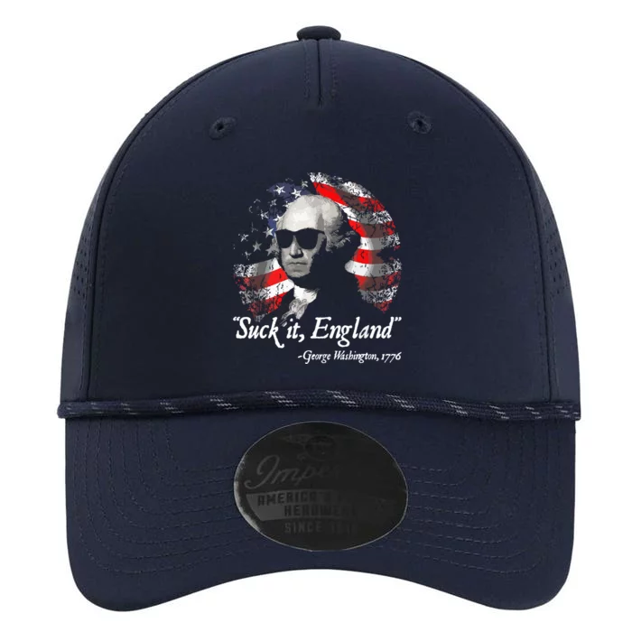 Suck It England Funny 4th Of July George Washington 1776 Performance The Dyno Cap