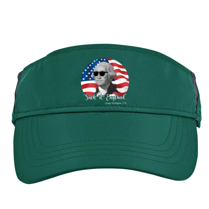 Suck It England George Washing 1776 Funny Adult Drive Performance Visor