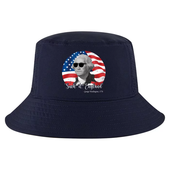 Suck It England George Washing 1776 Funny Cool Comfort Performance Bucket Hat