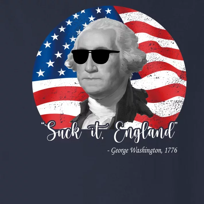 Suck It England George Washing 1776 Funny Toddler Long Sleeve Shirt