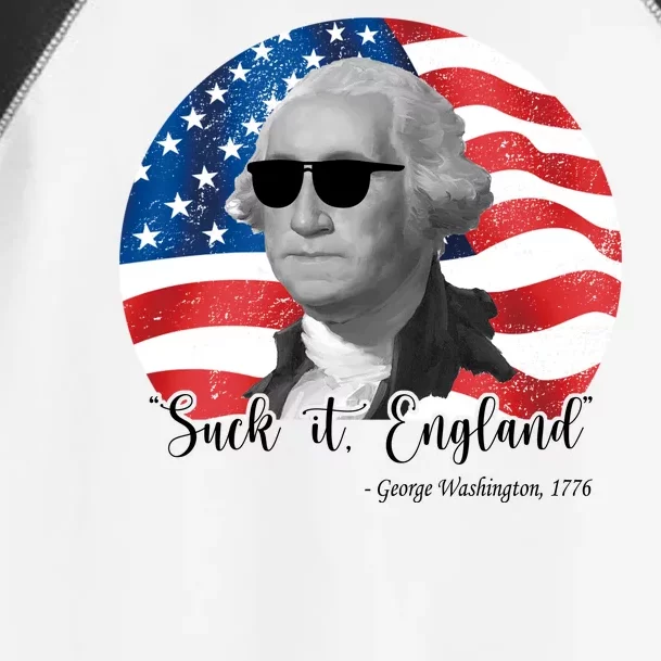 Suck It England George Washing 1776 Funny Toddler Fine Jersey T-Shirt