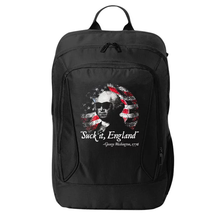 Suck It England Funny 4th Of July For Men Women City Backpack