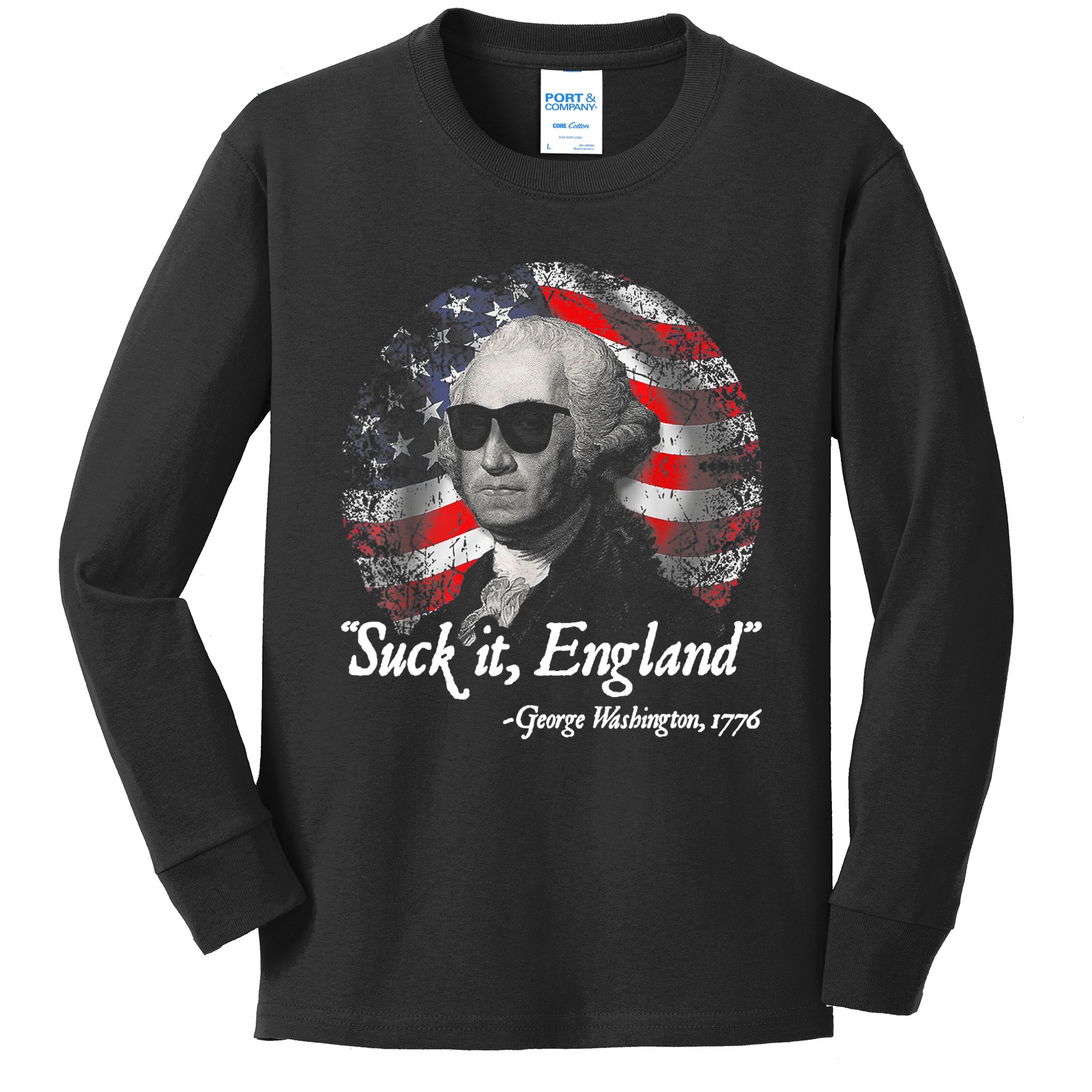 Suck It England Funny 4th Of July George Washington 1776 Shirt