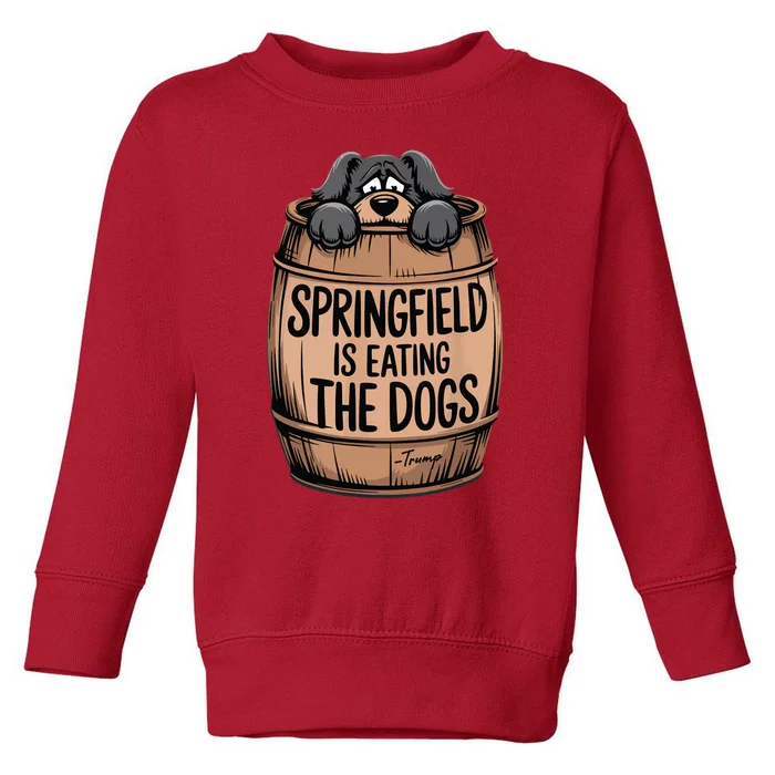 Springfield Is Eating The Dogs Toddler Sweatshirt