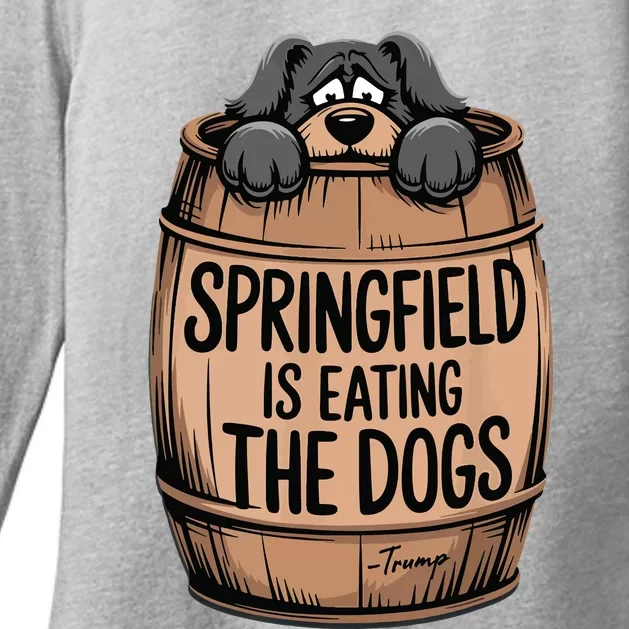 Springfield Is Eating The Dogs Womens CVC Long Sleeve Shirt