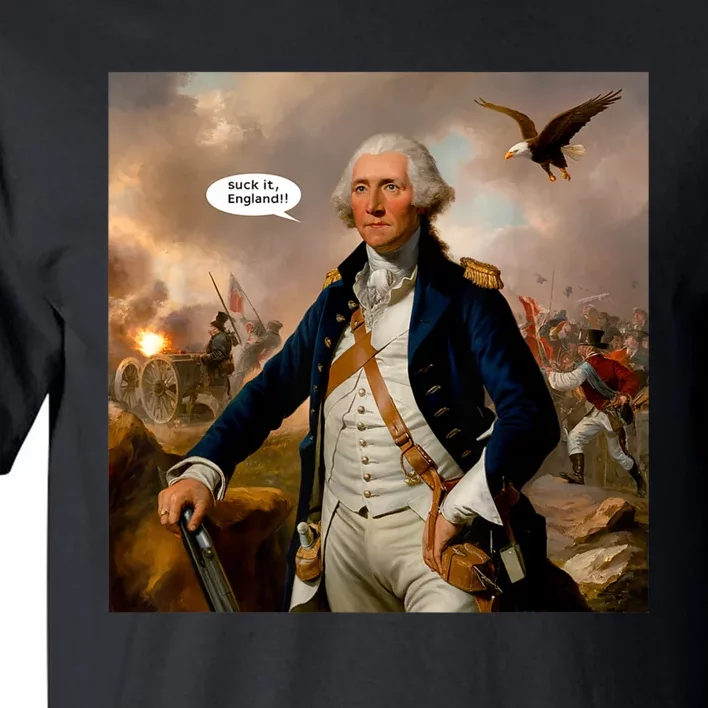 Suck It England! Funny 4th Of July Independence Day Tall T-Shirt