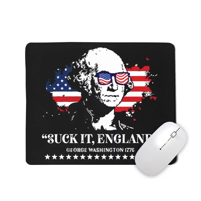 Suck It England George Washington 1776 Mousepad