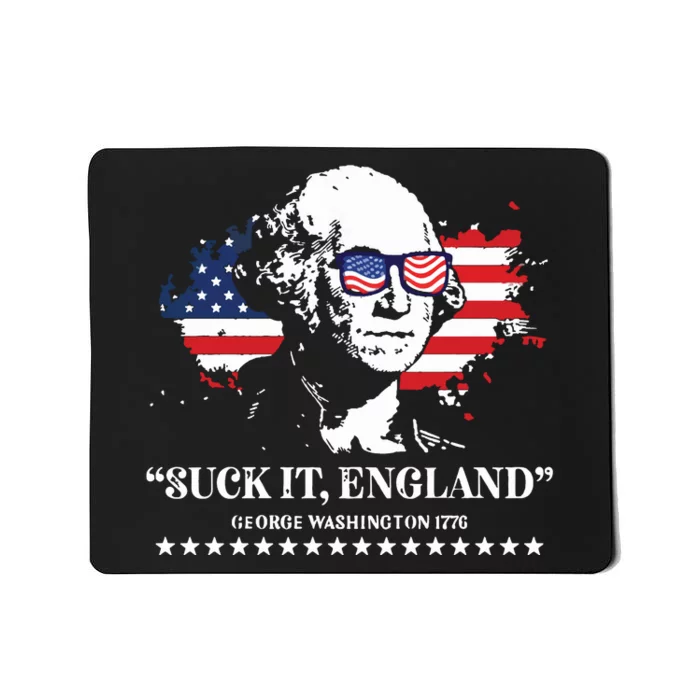 Suck It England George Washington 1776 Mousepad