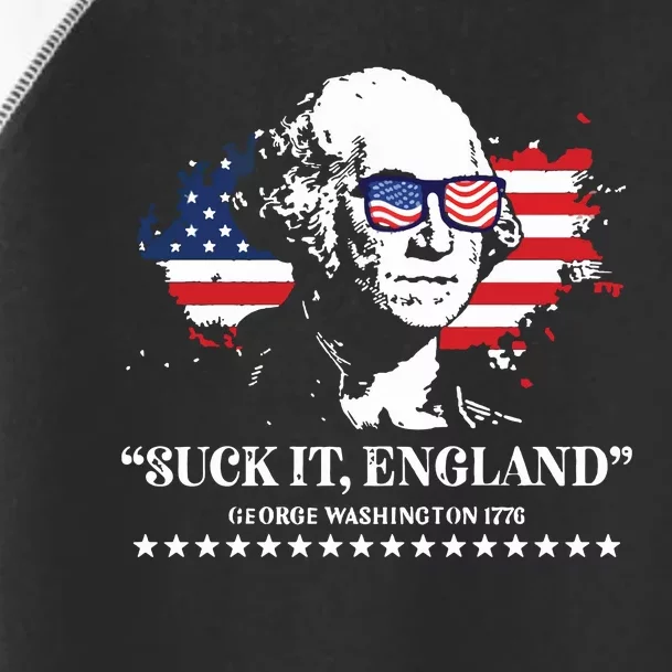 Suck It England George Washington 1776 Toddler Fine Jersey T-Shirt