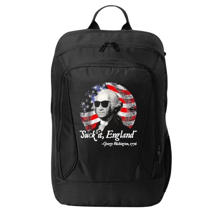 Suck It England 4th Of July George Washington City Backpack