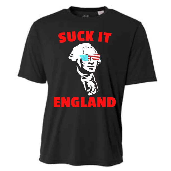 Suck It England Funny 4th Of July Cooling Performance Crew T-Shirt