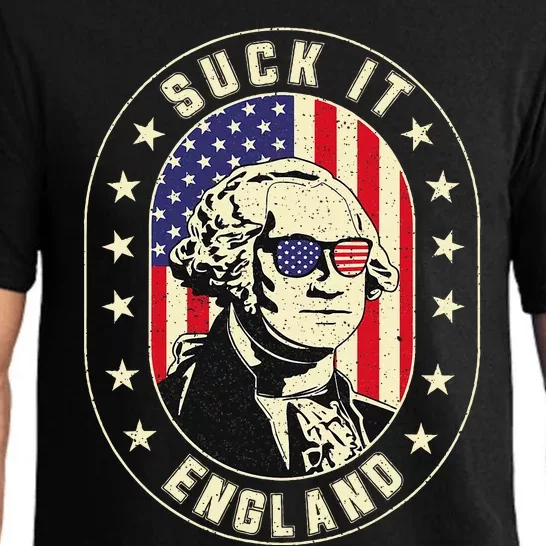 Suck It England George Washington 1776 Usa Pajama Set