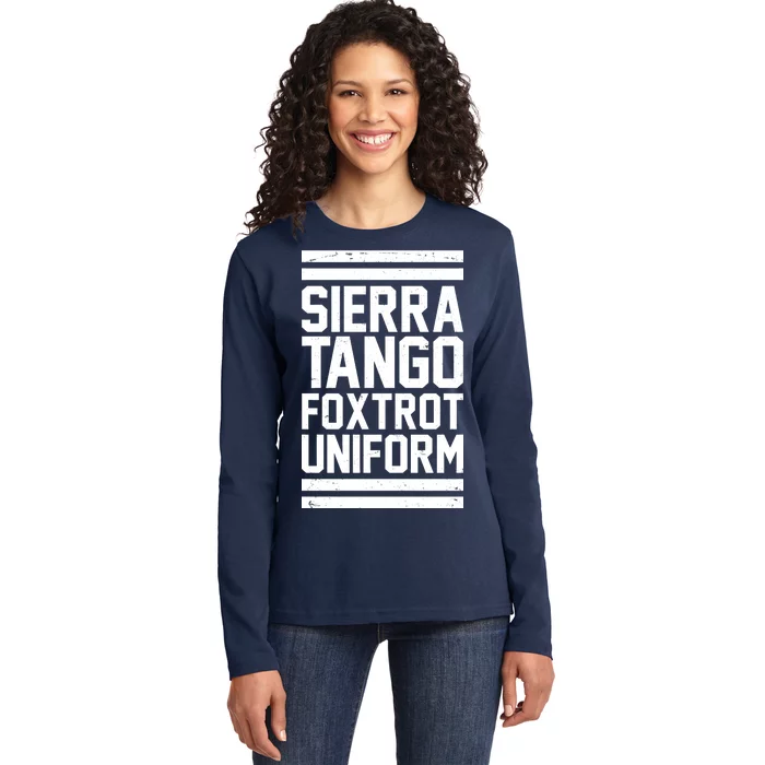 Sierra Tango Foxtrot Uniform STFU Ladies Long Sleeve Shirt