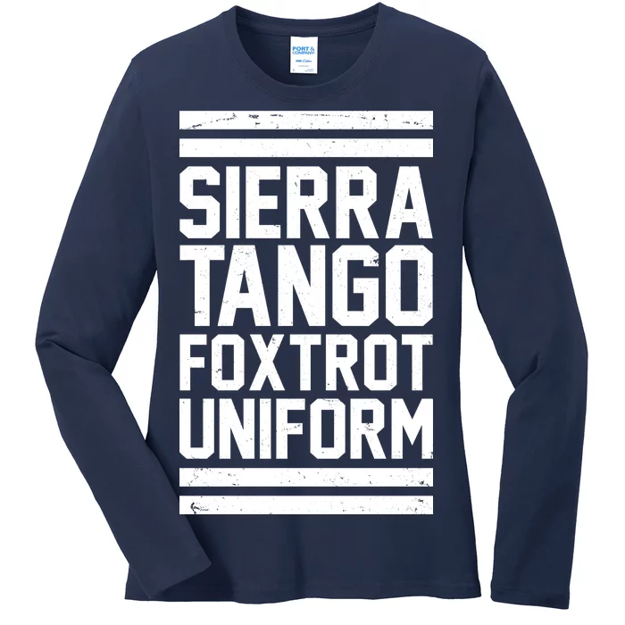 Sierra Tango Foxtrot Uniform STFU Ladies Long Sleeve Shirt