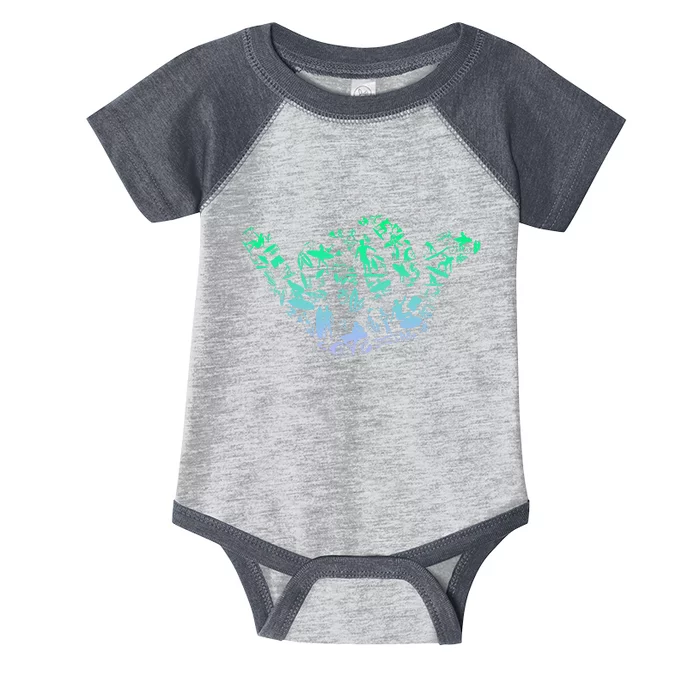 Surf Icons For Surfer Surf Surfing Infant Baby Jersey Bodysuit