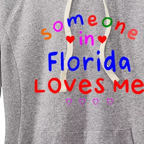 Someone In Florida Loves Me Women's Fleece Hoodie