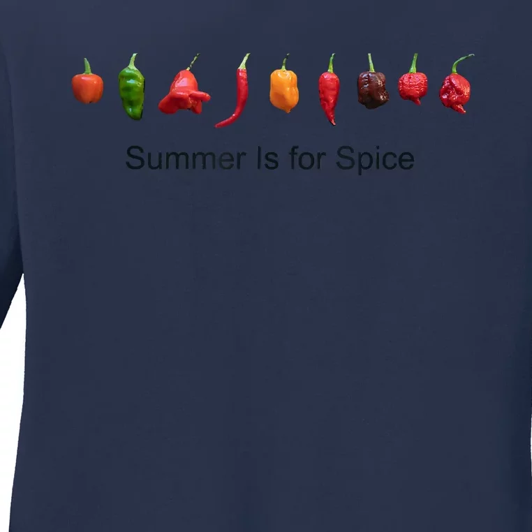 Summer Is For Spice Ladies Long Sleeve Shirt