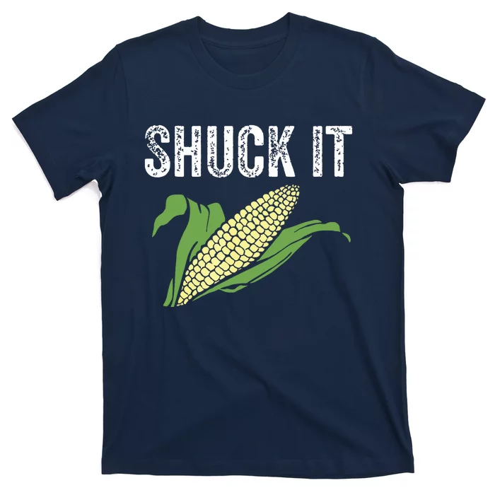 Shuck It Funny Farmer Corn Lover Market Festival Gift T-Shirt