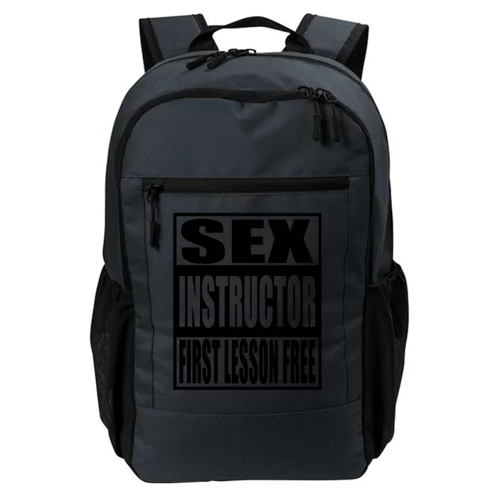 Sex Instructor, First Lesson Free Daily Commute Backpack