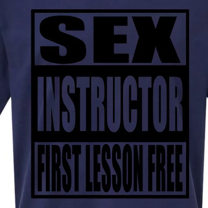 Sex Instructor, First Lesson Free Sueded Cloud Jersey T-Shirt