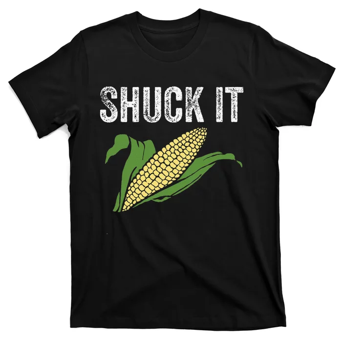 Shuck It Funny Farmer Corn Lover Market Festival T-Shirt