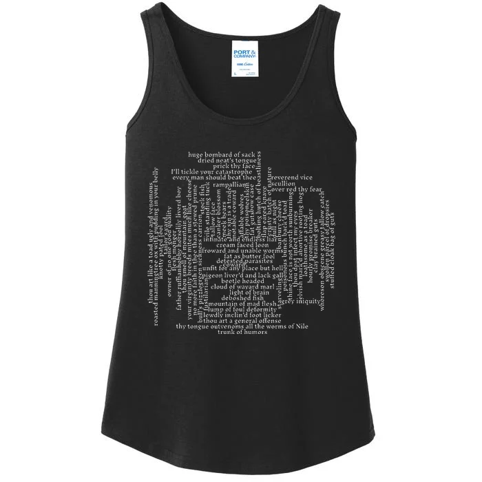 Shakespeare Insults Funny Shakespeare Ladies Essential Tank