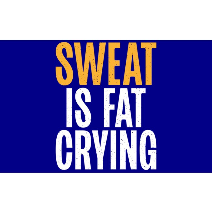 Sweat Is Fat Crying Funny Fat Gift Bumper Sticker