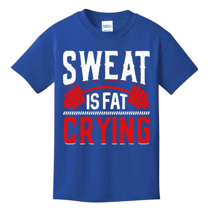 Sweat Is Fat Crying Cute Gift Kids T-Shirt