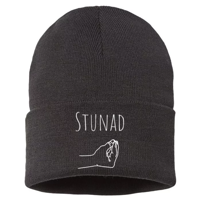 Stunad Italian Funny Quote Italy Sustainable Knit Beanie