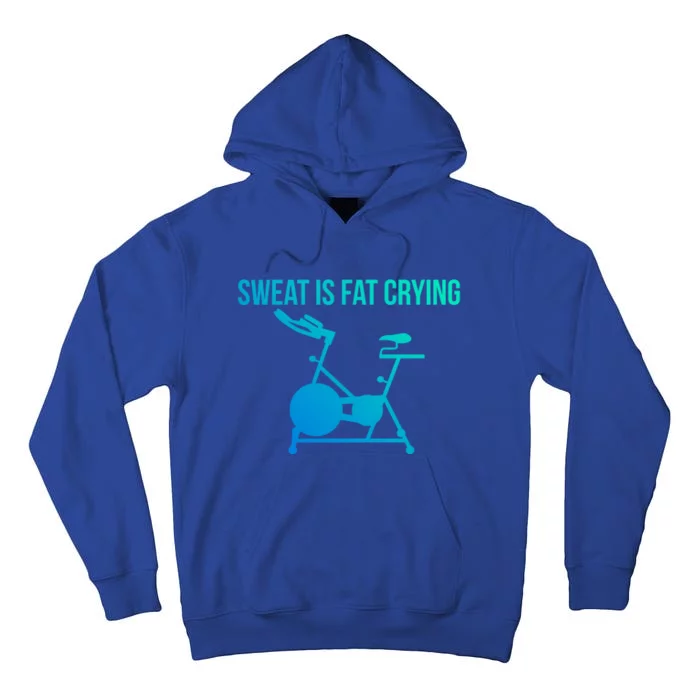 Sweat Is Fat Crying Spin Cycle Bike Gift Tall Hoodie