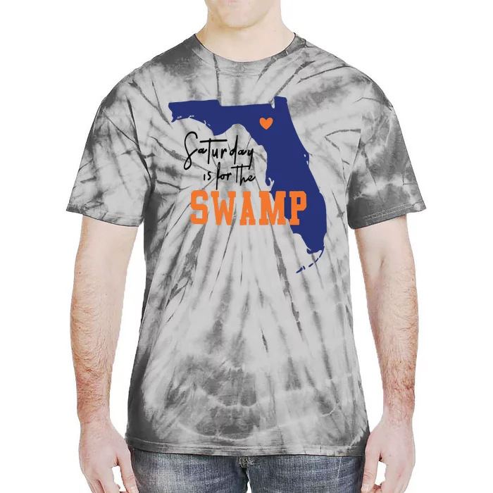 Saturday Is For The Swamp Uf Football Swamp University Tie-Dye T-Shirt